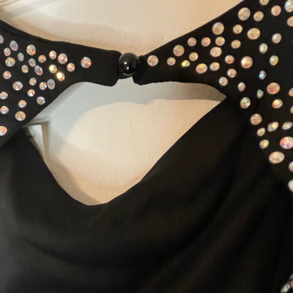2-Piece Black with Rhinestone Formal - Picture 5 of 9